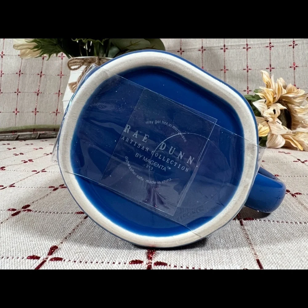 Rae Dunn Artisan Collection “Love is Blind” Figural Rainbow Topper Mug New - Picture 8 of 8